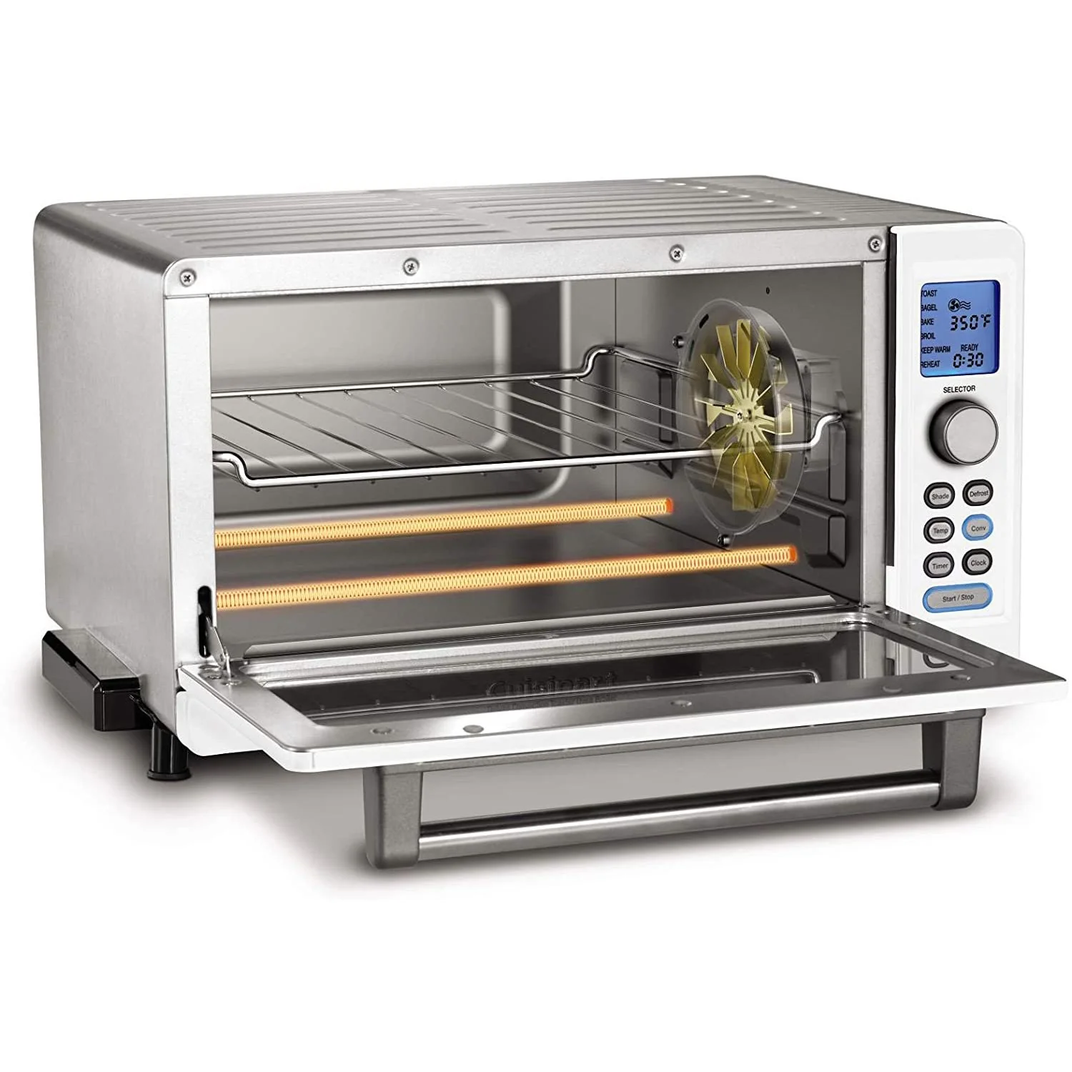 Cuisinart TOB-135WN Toaster Oven, White, Refurbished - Image 2