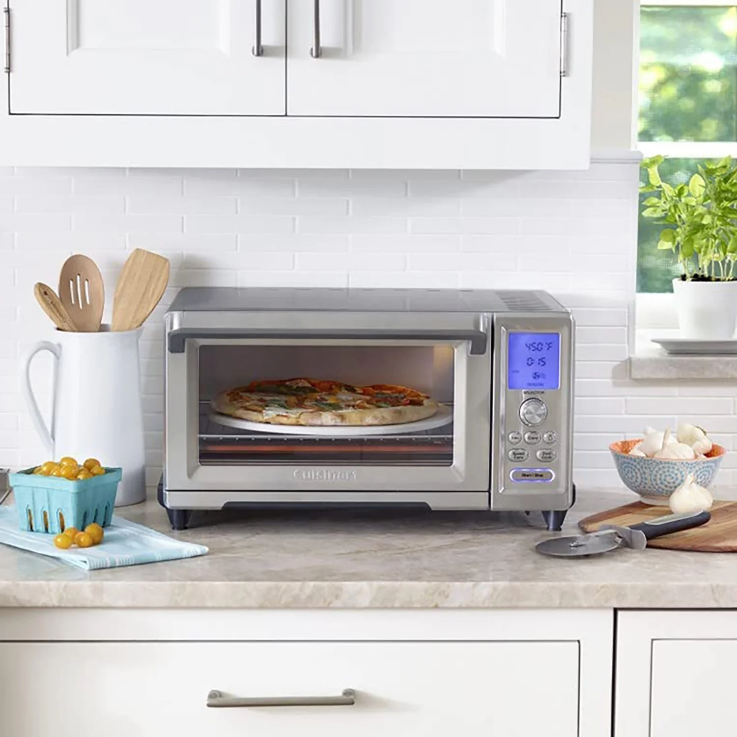 Cuisinart TOB-260N1 Chef's Convection Toaster Oven, Stainless Steel, Refurbished - Image 3