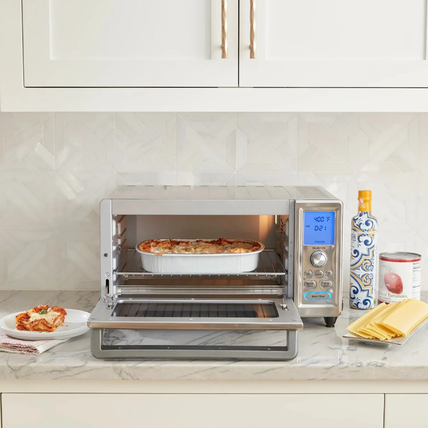 Cuisinart TOB-260N1 Chef's Convection Toaster Oven, Stainless Steel, Refurbished - Image 7