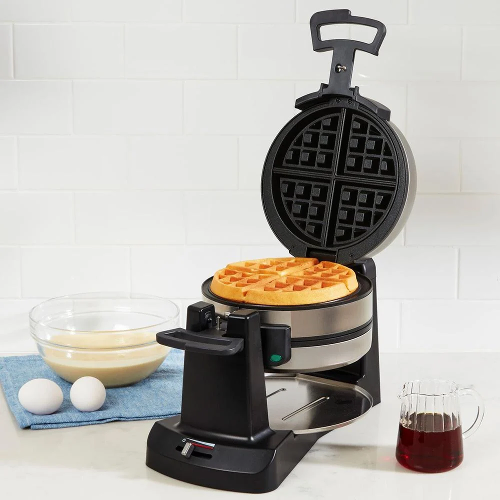 Cuisinart WAF-F40 Double Flip Belgian Waffle Maker Black/Stainless (Refurbished) - Image 3