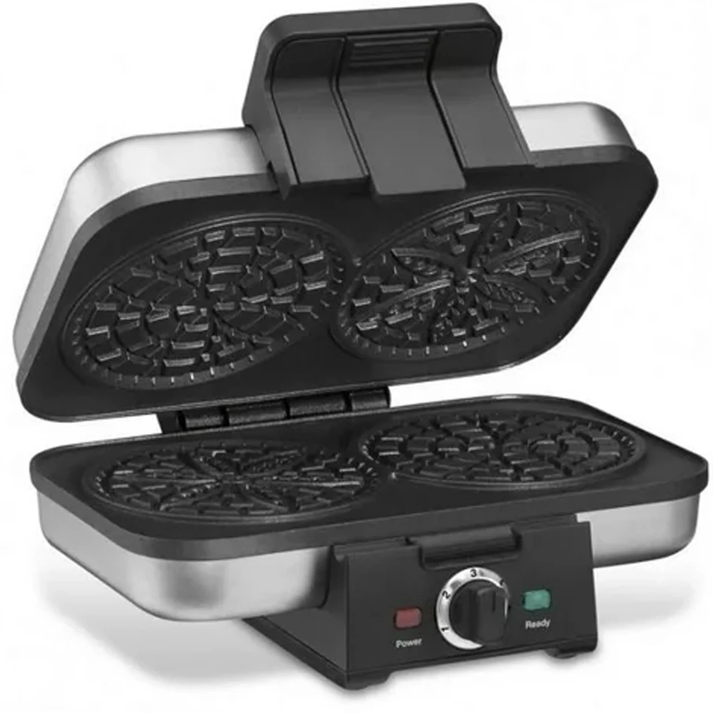 Cuisinart WM-PZ10 Pizzelle Press, Silver, Factory Refurbished - Image 2