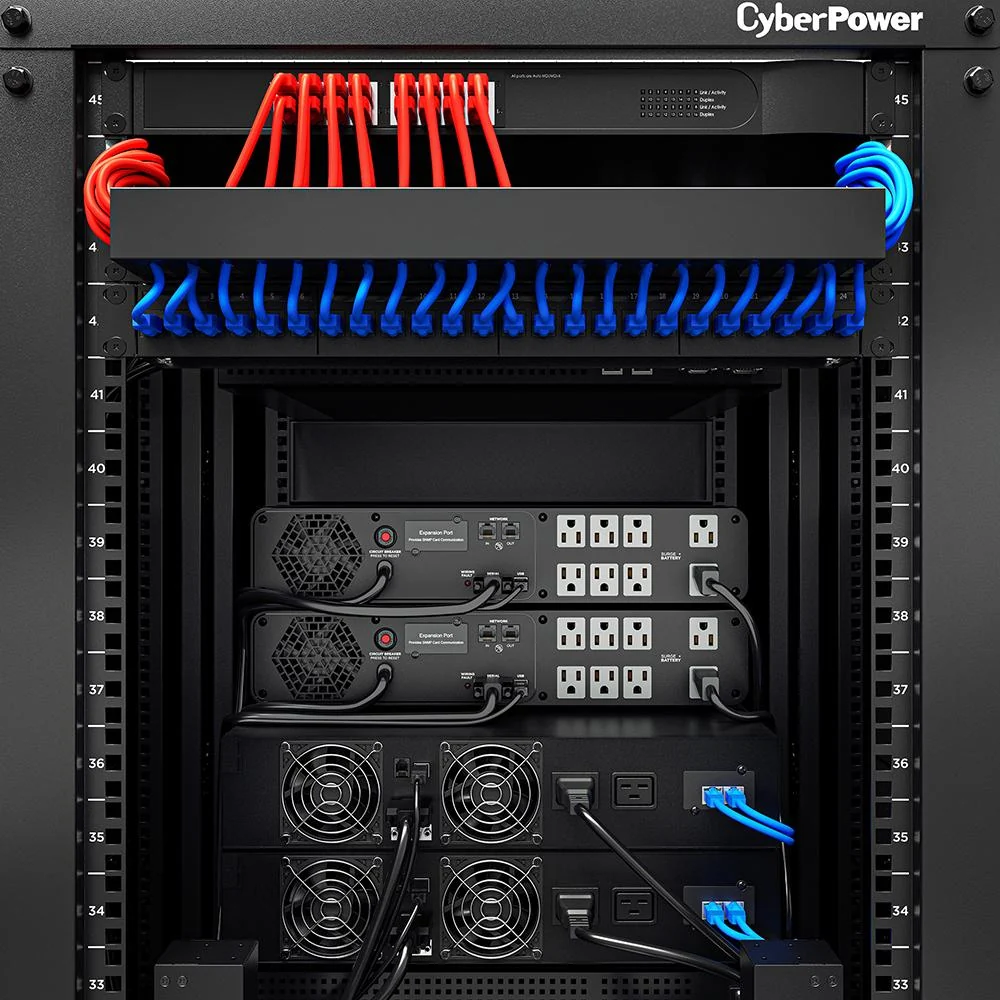 CyberPower 1500VA/1000W PFC Sinewave UPS System in Black- CP1500PFCRM2U - Image 9
