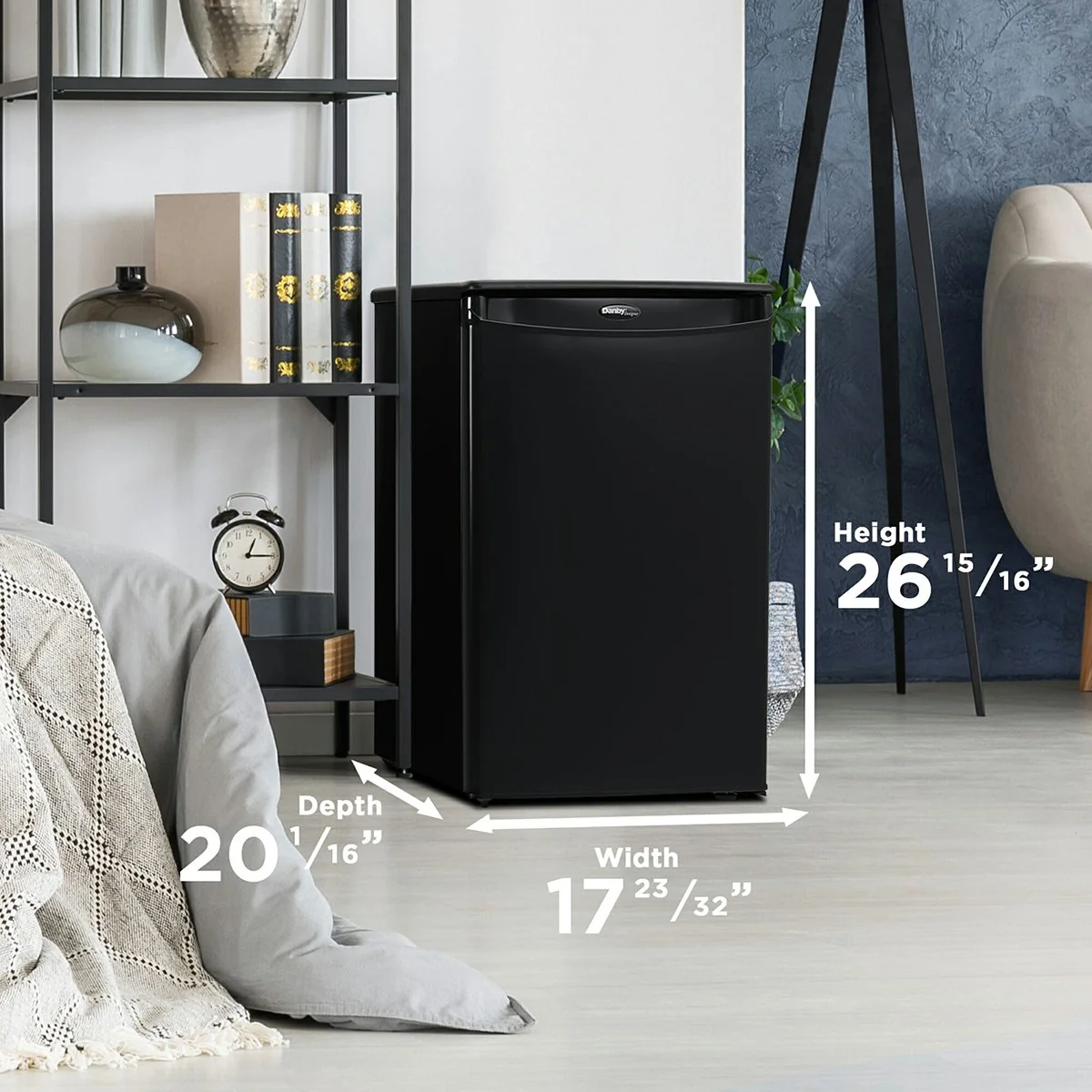 Danby 2.6 cu. ft. Compact Fridge, Black + 2 Year CPS Protection Pack - Image 14