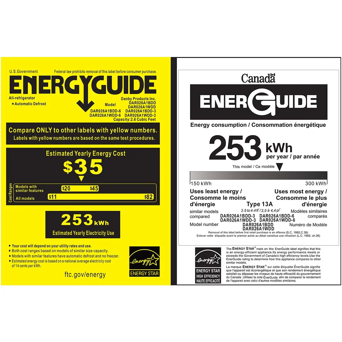 Danby 2.6 cu. ft. Compact Fridge, Black + 2 Year CPS Protection Pack - Image 20