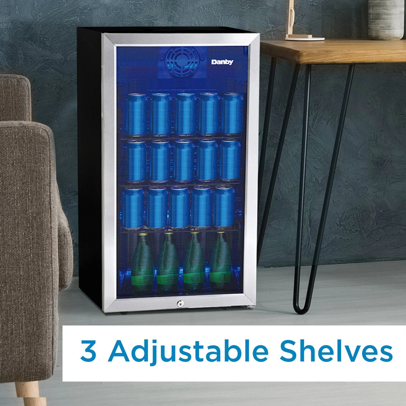 DANBY 3.1 cu. ft. Free-Standing Beverage Center + 2 Year CPS Protection Pack - Image 9