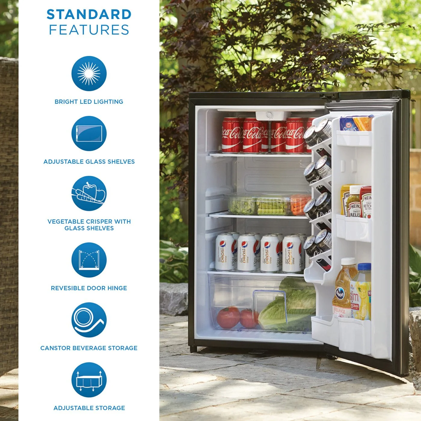DANBY 4.4 cu. ft. Outdoor Fridge, Stainless Steel- DAR044A6BSLDBO - Image 5
