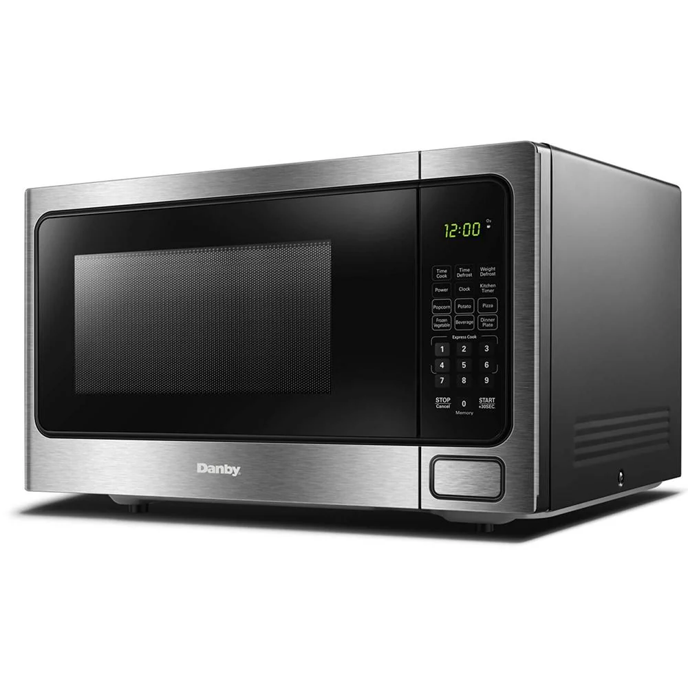 Danby Designer 1.1 cu. ft. Countertop Microwave in Steel with 3 Year Warranty - Image 4