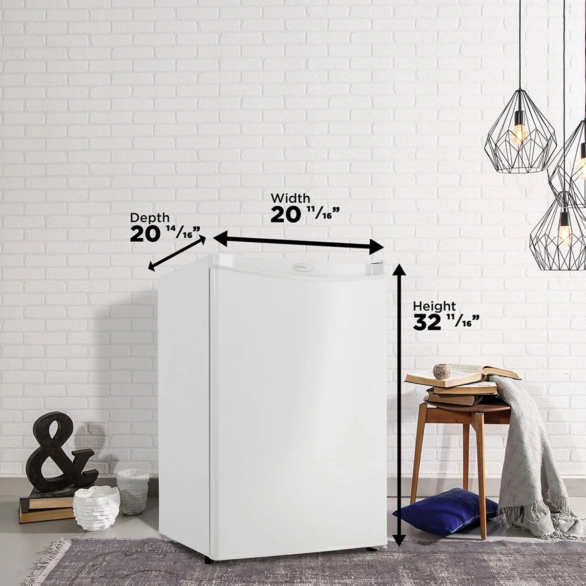 Danby Designer 4.4 cu. ft. Compact Fridge - White - Image 5
