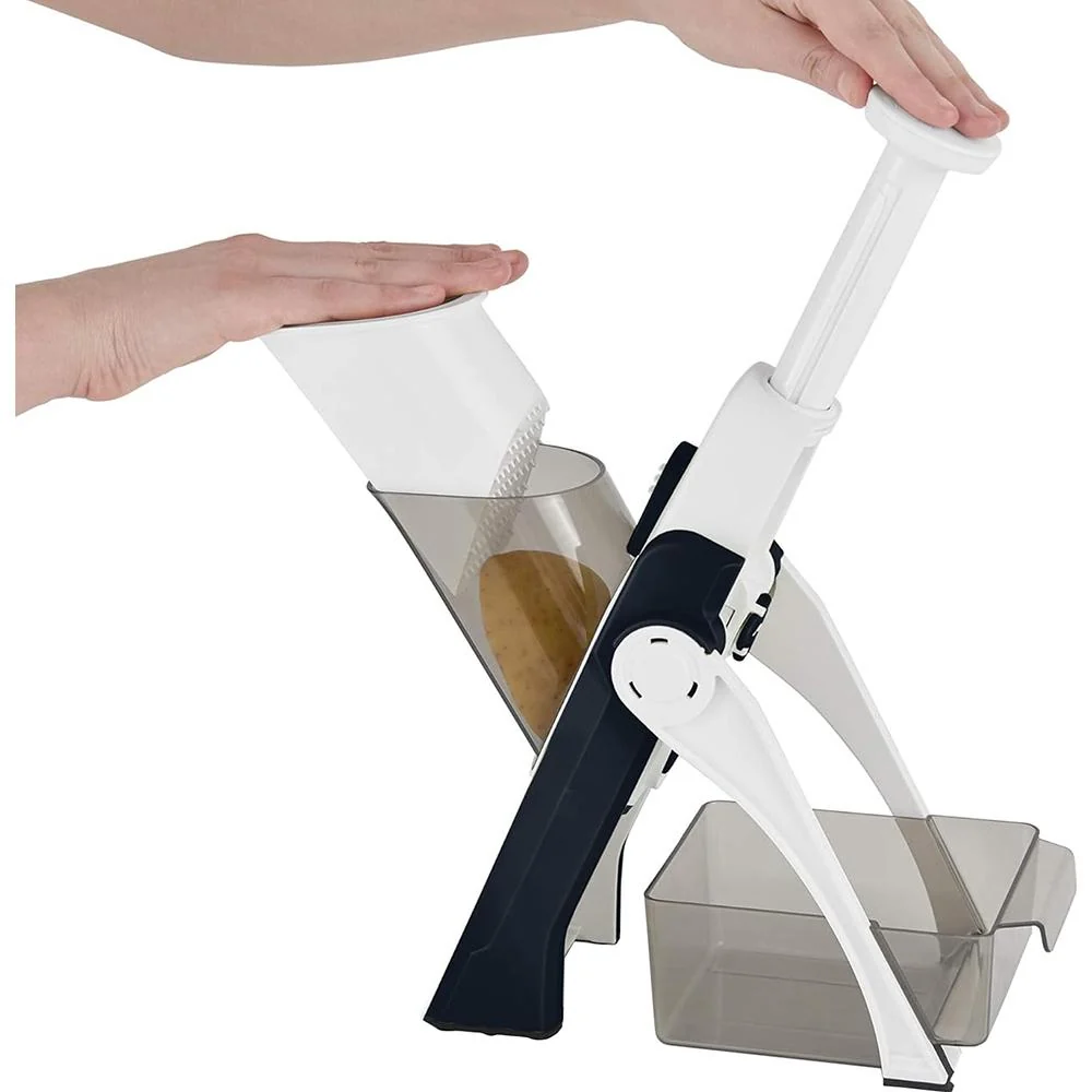 Dash Safe Slice Mandoline Slicer, Dicer for Vegetables Black Open Box - Image 2