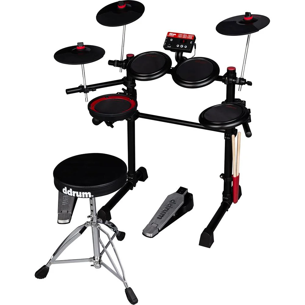 DDRUM Complete Electronic Drum Set w/ Drum Heads Black Open Box +1 Year Warranty - Image 3