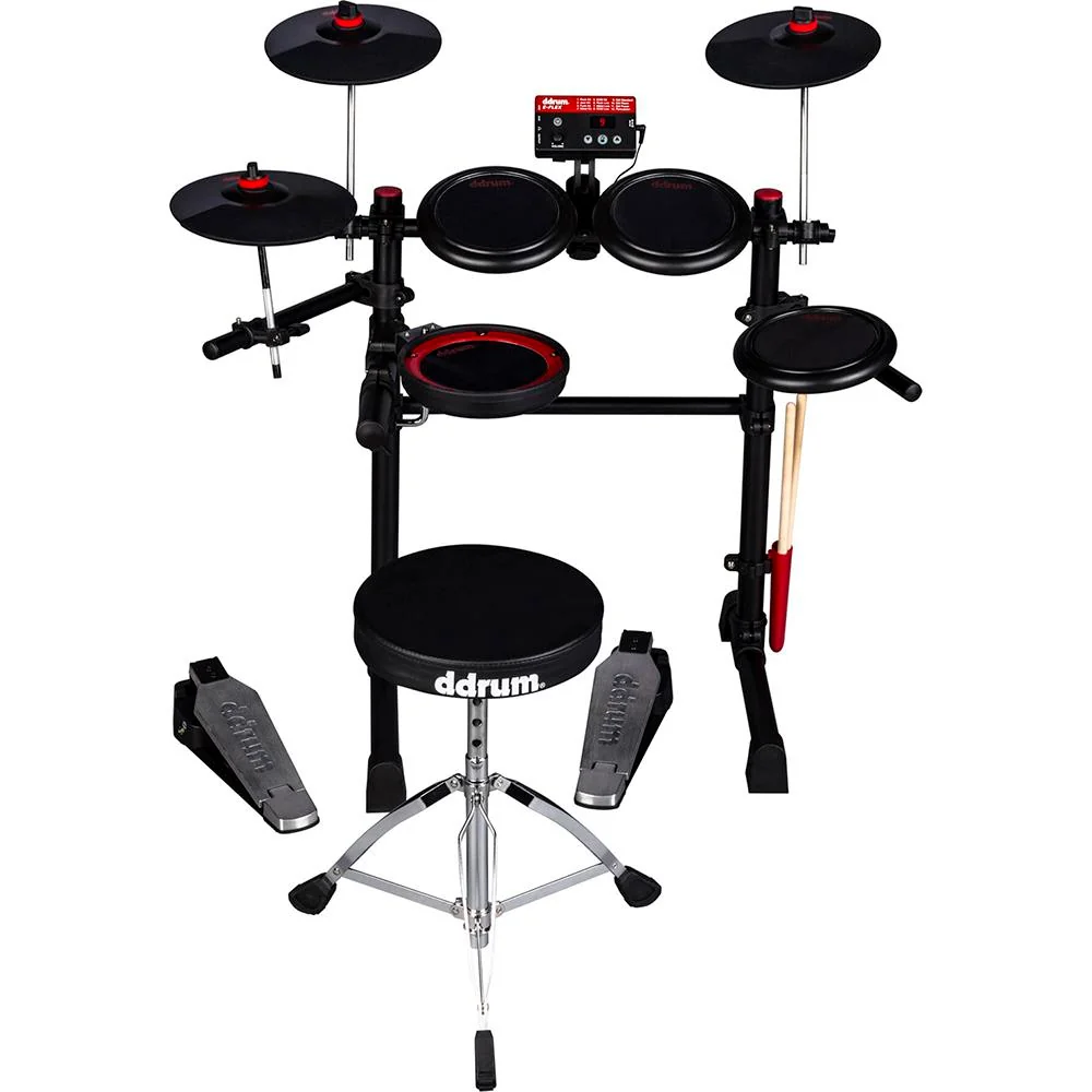 DDRUM Complete Electronic Drum Set w/ Drum Heads Black Open Box +1 Year Warranty - Image 4