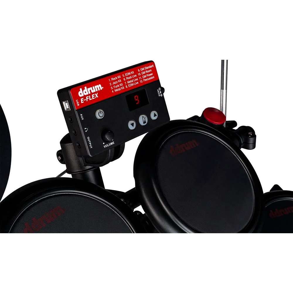 DDRUM Complete Electronic Drum Set w/ Drum Heads Black Open Box +1 Year Warranty - Image 9
