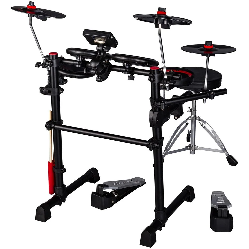 DDRUM Complete Electronic Drum Set w/ Mesh Drum Heads Black/Red+2 Year Warranty - Image 7
