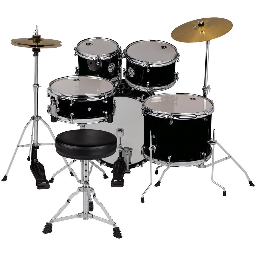 DDRUM D1 Junior Complete Drum Kit with Throne, Midnight Black w/ Accessories Bundle - Image 3