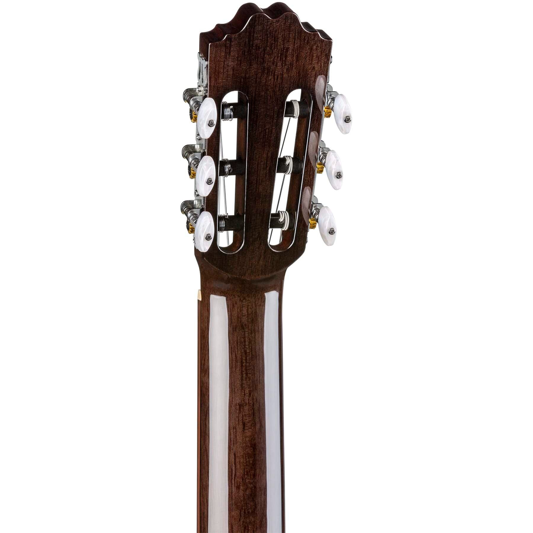 Dean EC BKB Espana Classical Acoustic Guitar, Solid Spruce Top, Black Burst - Image 5