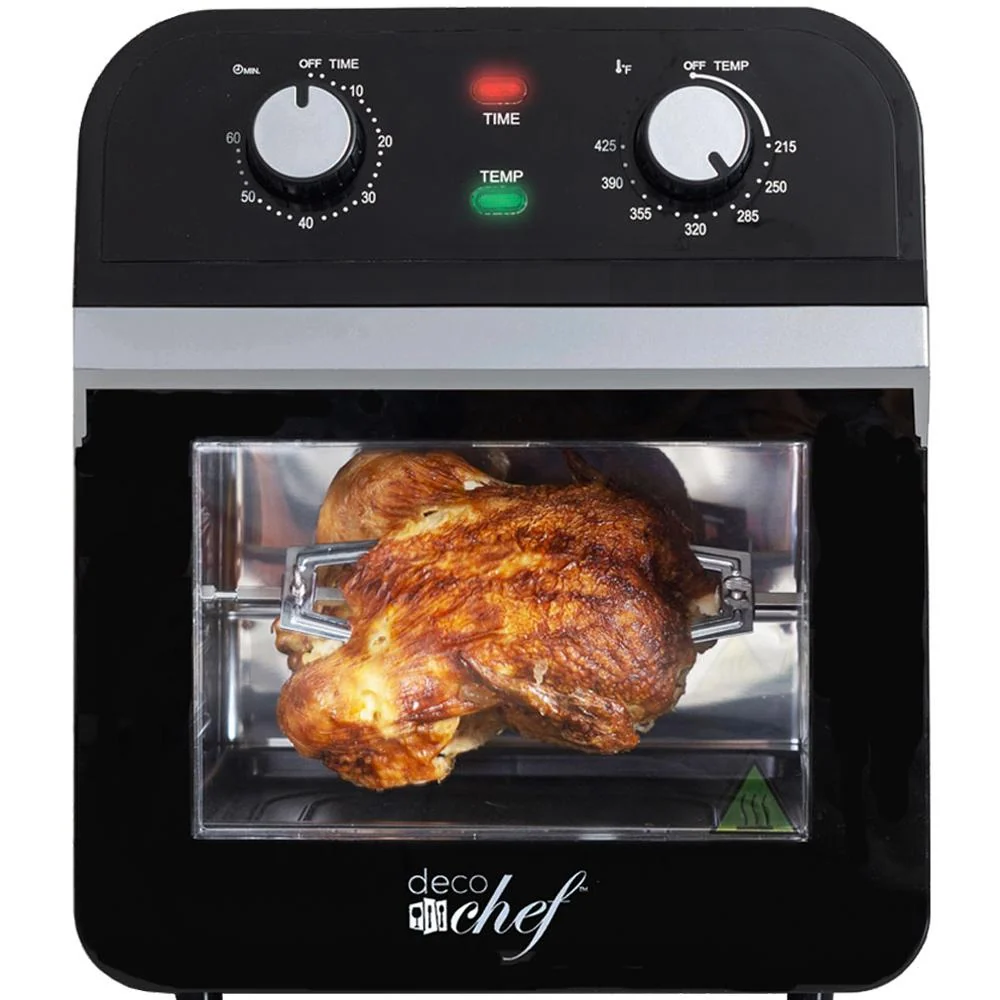 Deco Chef 12.7 QT Extra Large Capacity Convection Oven Airfryer + 3 Piece BBQ Tool Set - Image 3