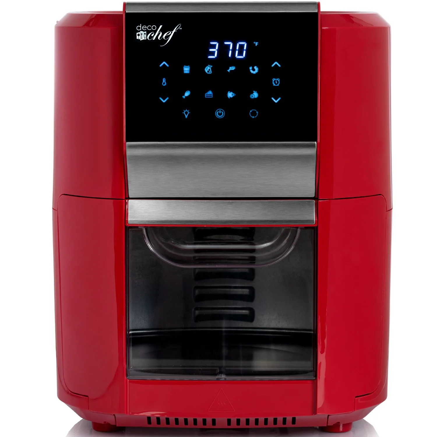 Deco Chef 12.7QT Digital Air Fryer Oven, Red + Bonus Deco Chef 12 Piece Knife Set - Image 6