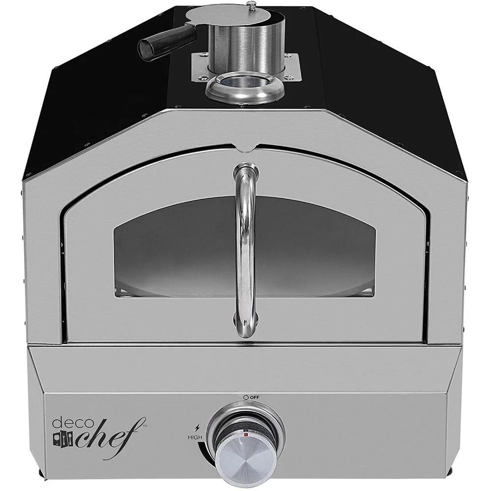 Deco Chef 2-in-1 Propane Gas Pizza Oven & Grill + Oven Mitt & 1 Year Warranty - Image 4