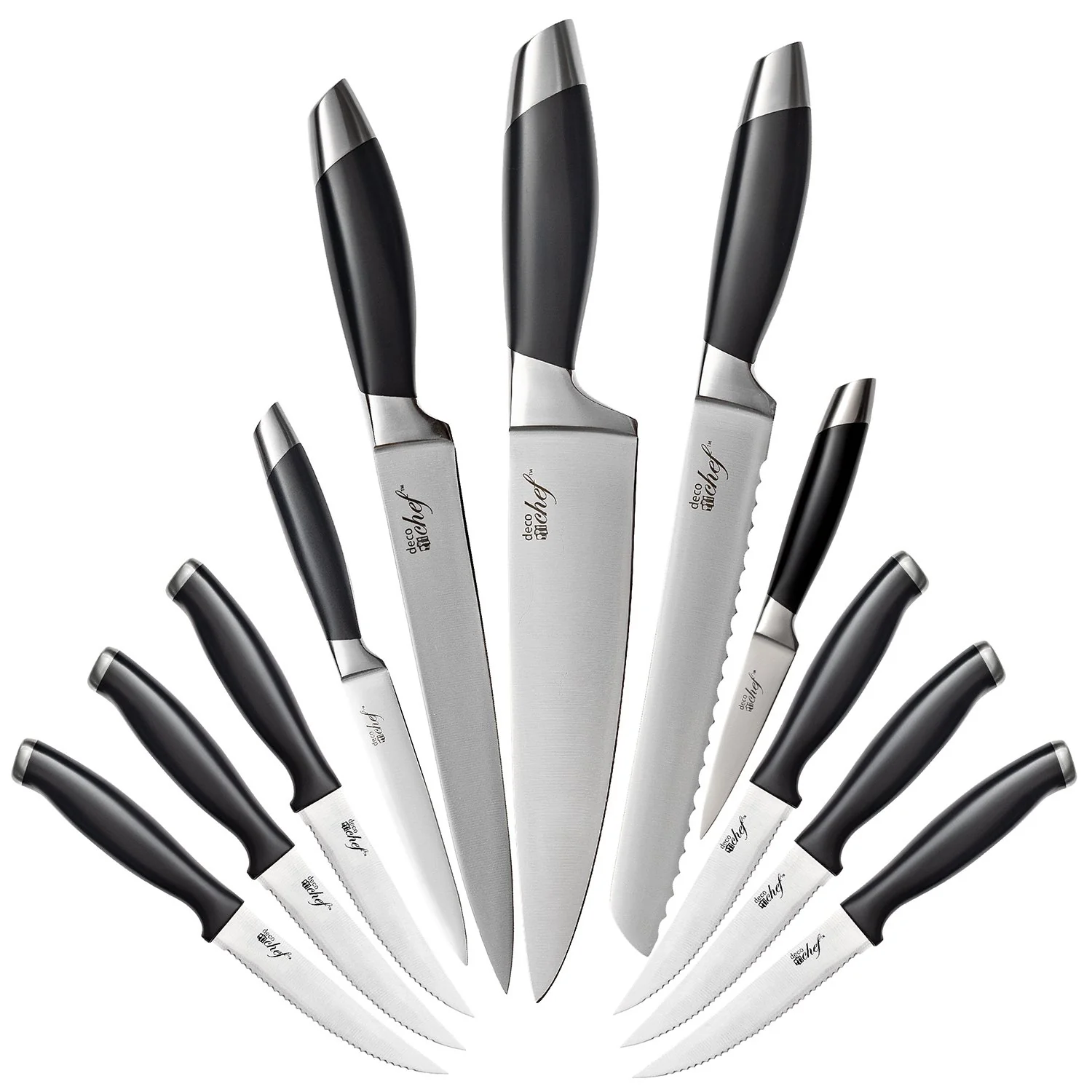 Deco Chef 24QT Countertop Toaster Air Fryer Oven + Bonus Deco Chef 12-Piece Knife Set - Image 2