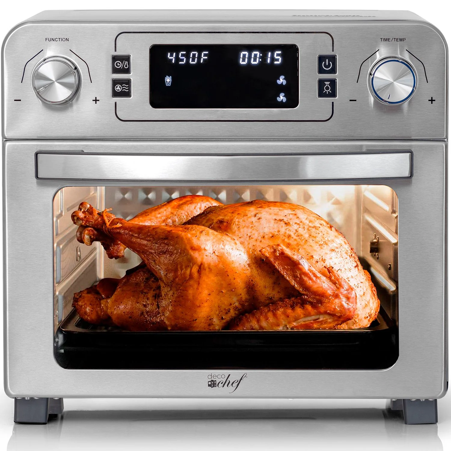 Deco Chef 24QT Countertop Toaster Air Fryer Oven + Bonus Deco Chef 16 Piece Knife Set - Image 4