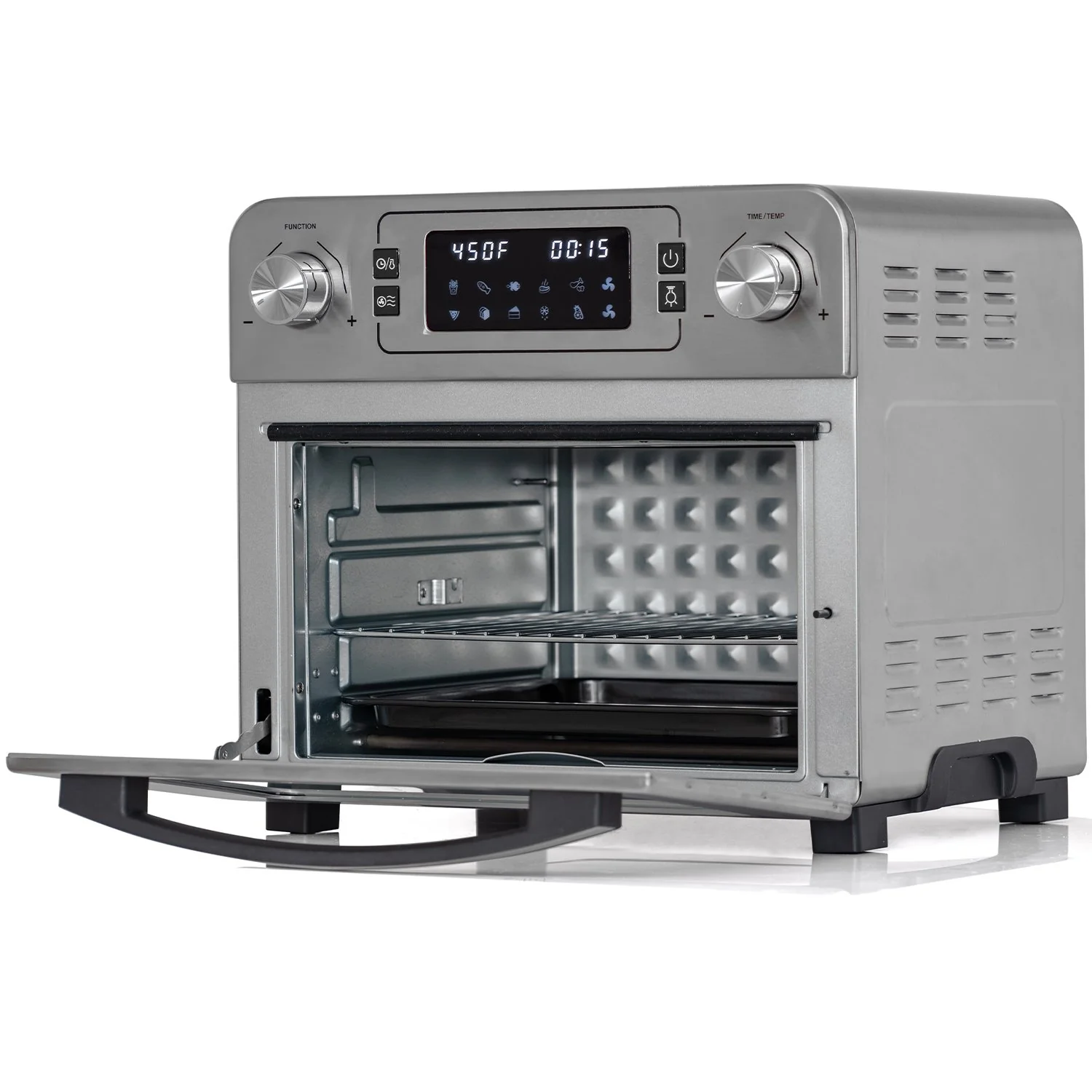 Deco Chef 24QT Stainless Steel Countertop Toaster Air Fryer Oven with Accessories - Image 2