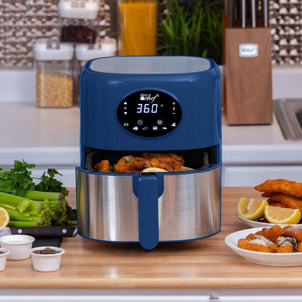 Deco Chef 3.7QT Digital Air Fryer with 6 Cooking Presets Safe Open Box - Image 8