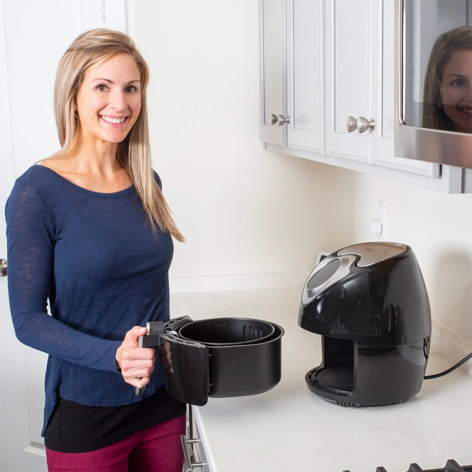 Deco Chef 3.7QT Electric Oil-Free Digital Air Fryer + Deco Chef 12-Piece Knife Set - Image 6