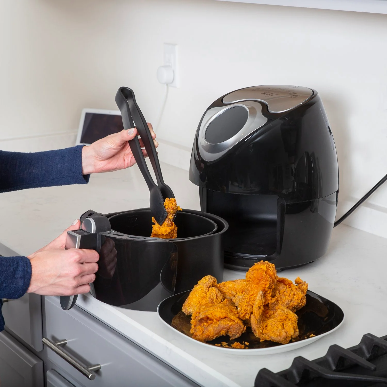 Deco Chef 3.7QT Electric Oil-Free Digital Air Fryer + Deco Chef 16-Piece Knife Set - Image 11