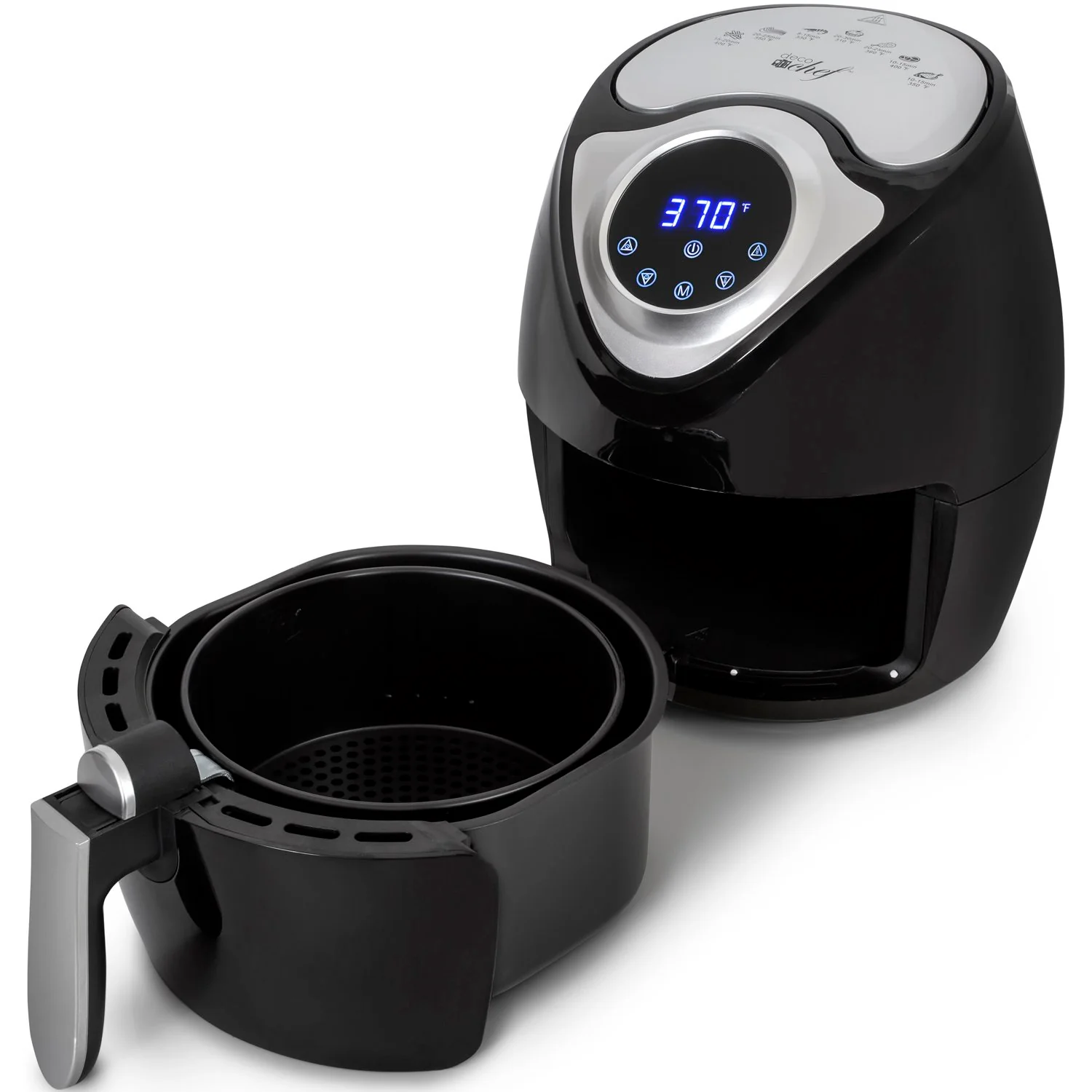 Deco Chef 3.7QT Electric Oil-Free Digital Air Fryer + Deco Chef 16-Piece Knife Set - Image 5