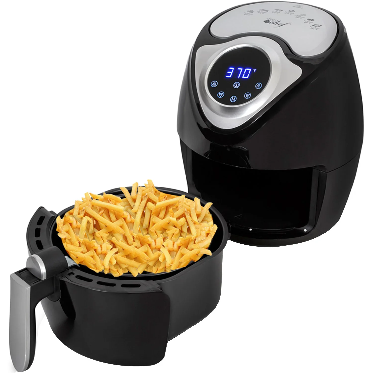 Deco Chef 3.7QT Electric Oil-Free Digital Air Fryer for Healthy Frying - Refurbished - Image 13
