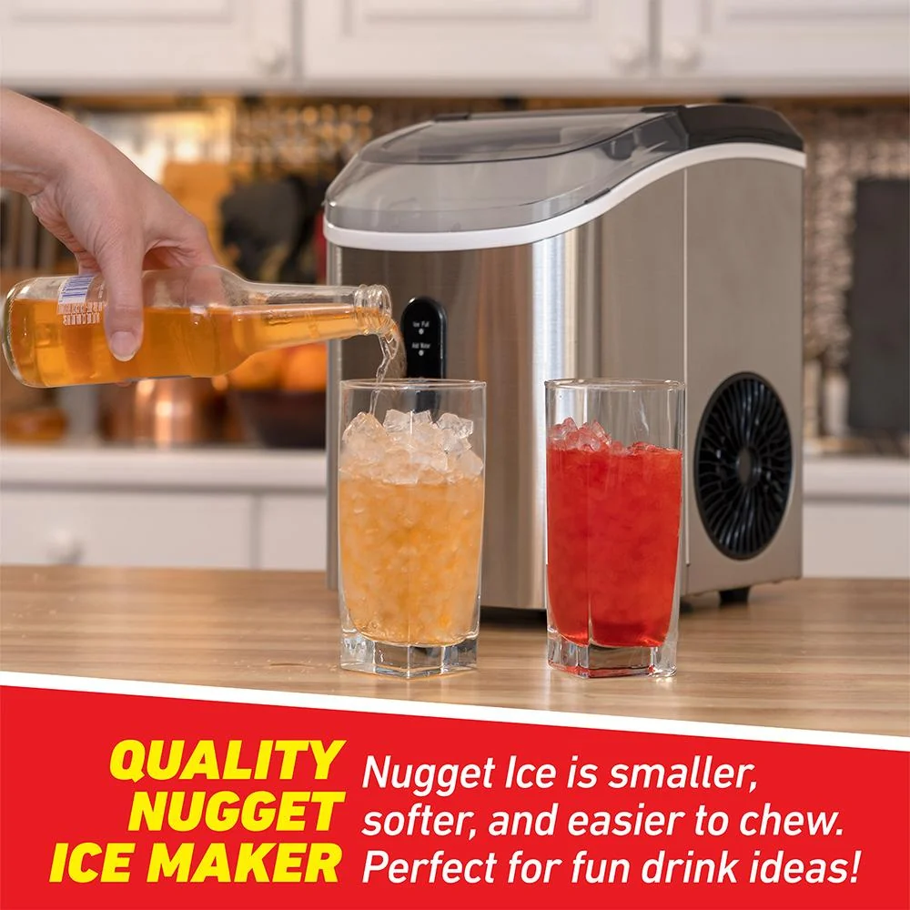Deco Chef 33 LB Nugget Ice Maker with 1-Press Auto Operation - 26NIMSTS - Open Box - Image 3