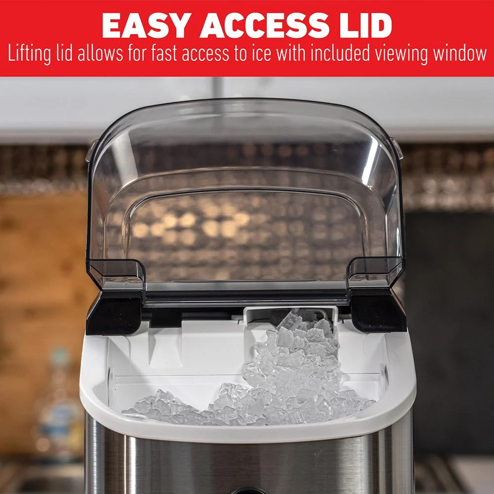 Deco Chef 33 LB Nugget Ice Maker with 1-Press Auto Operation - 26NIMSTS - Open Box - Image 5