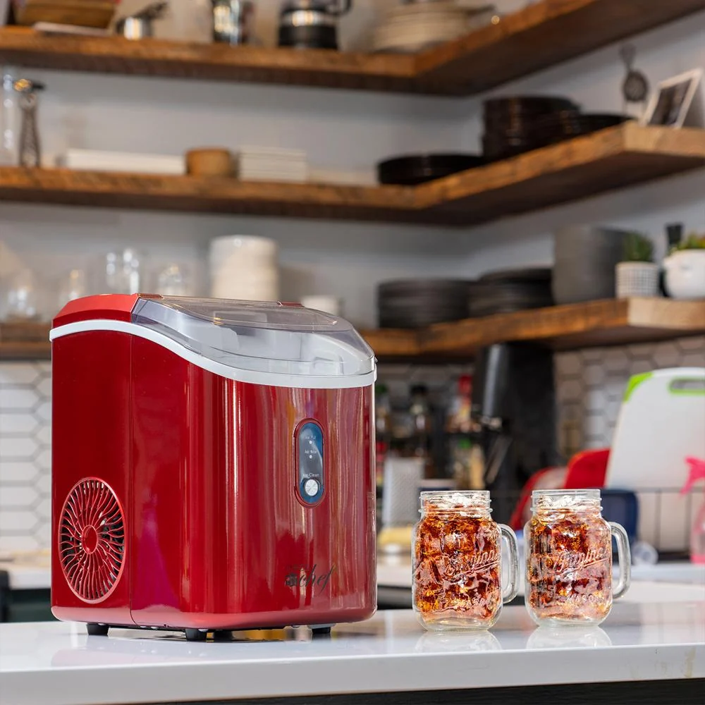 Deco Chef 33LB Nugget Ice Maker; Self-Cleaning; Red Stainless - Open Box - Image 9