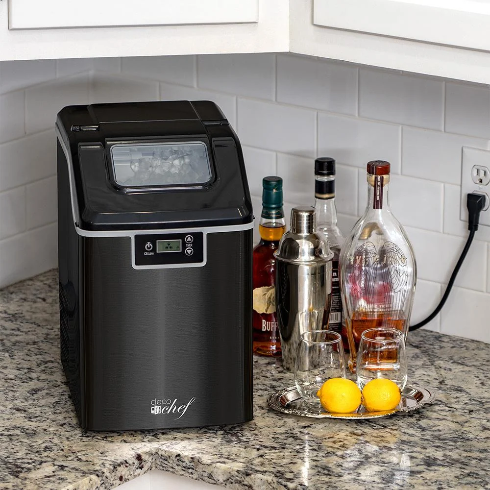 Deco Chef 44LB Countertop Nugget Ice Maker Black Open Box with 1 Year Warranty - Image 6