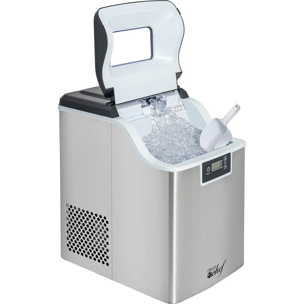 Deco Chef 44LB Countertop Nugget Ice Maker Stainless Open Box + 1 Year Warranty - Image 3