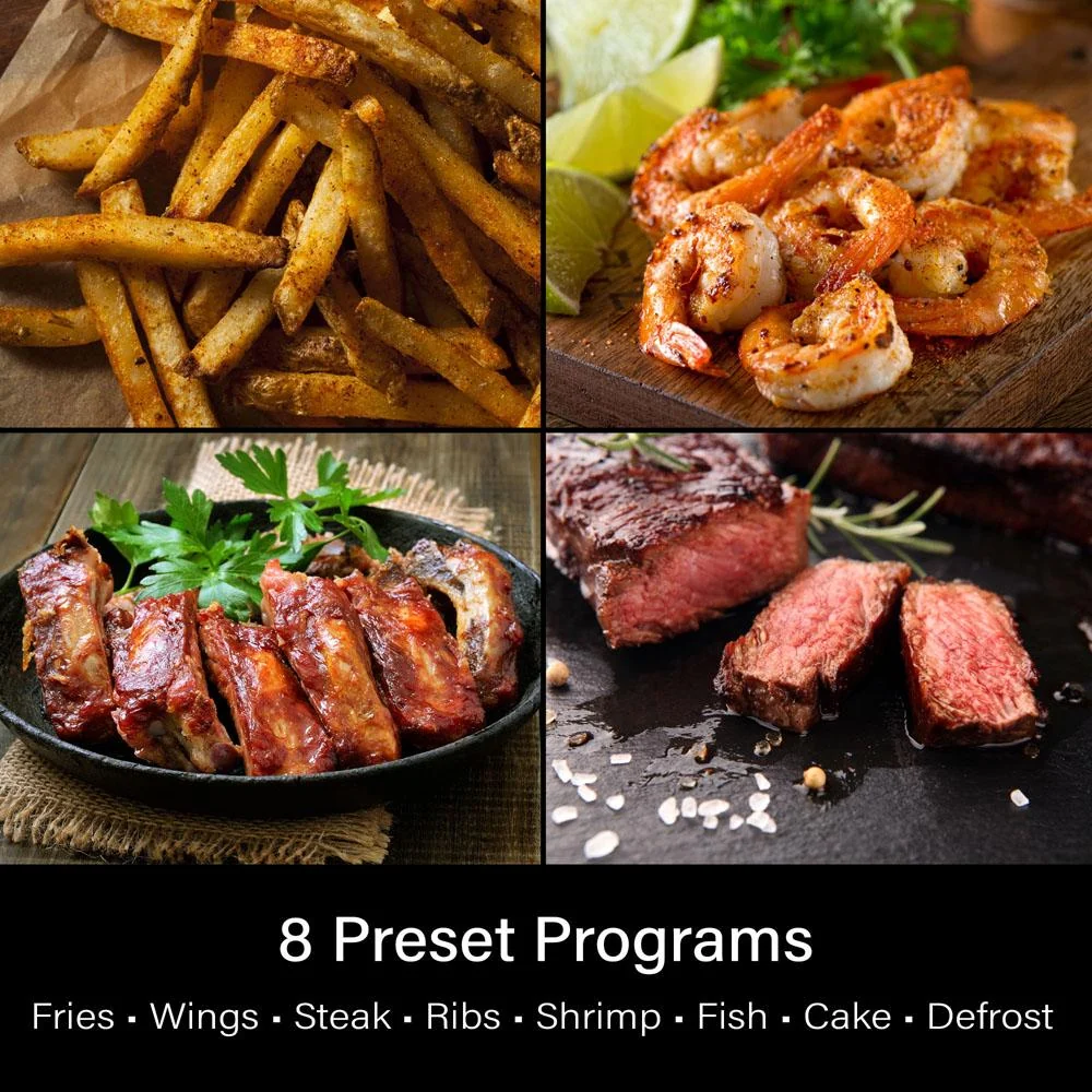 Deco Chef 5.8QT Air Fryer, Digital 8 Cooking Programs Open Box+1 Year Warranty - Image 6