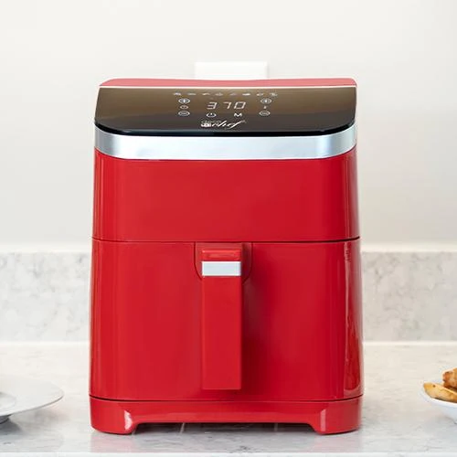 Deco Chef 5.8QT Air Fryer, Digital Touch Controls, 8 Smart Cooking Programs, Recipes, Red - Image 8