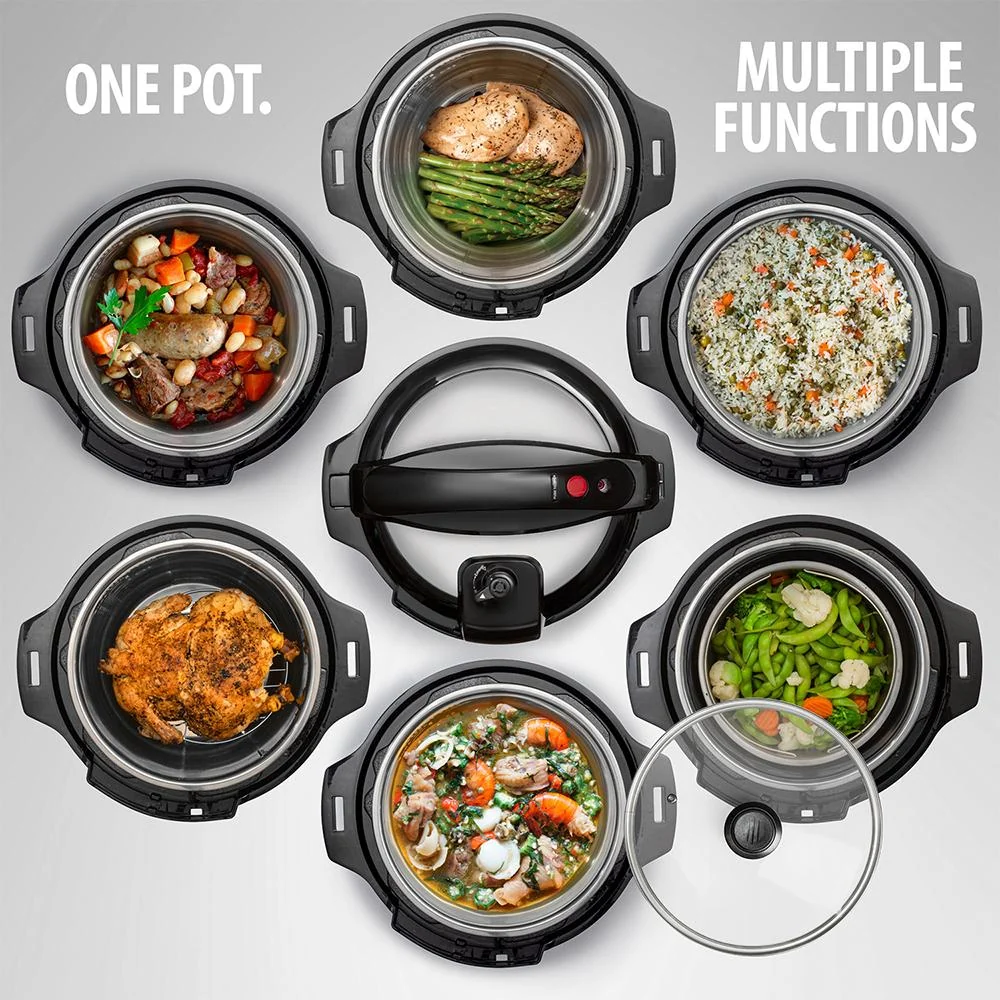 Deco Chef 8 QT 10-in-1 Pressure and Slow Cooker (Open Box) - Image 5