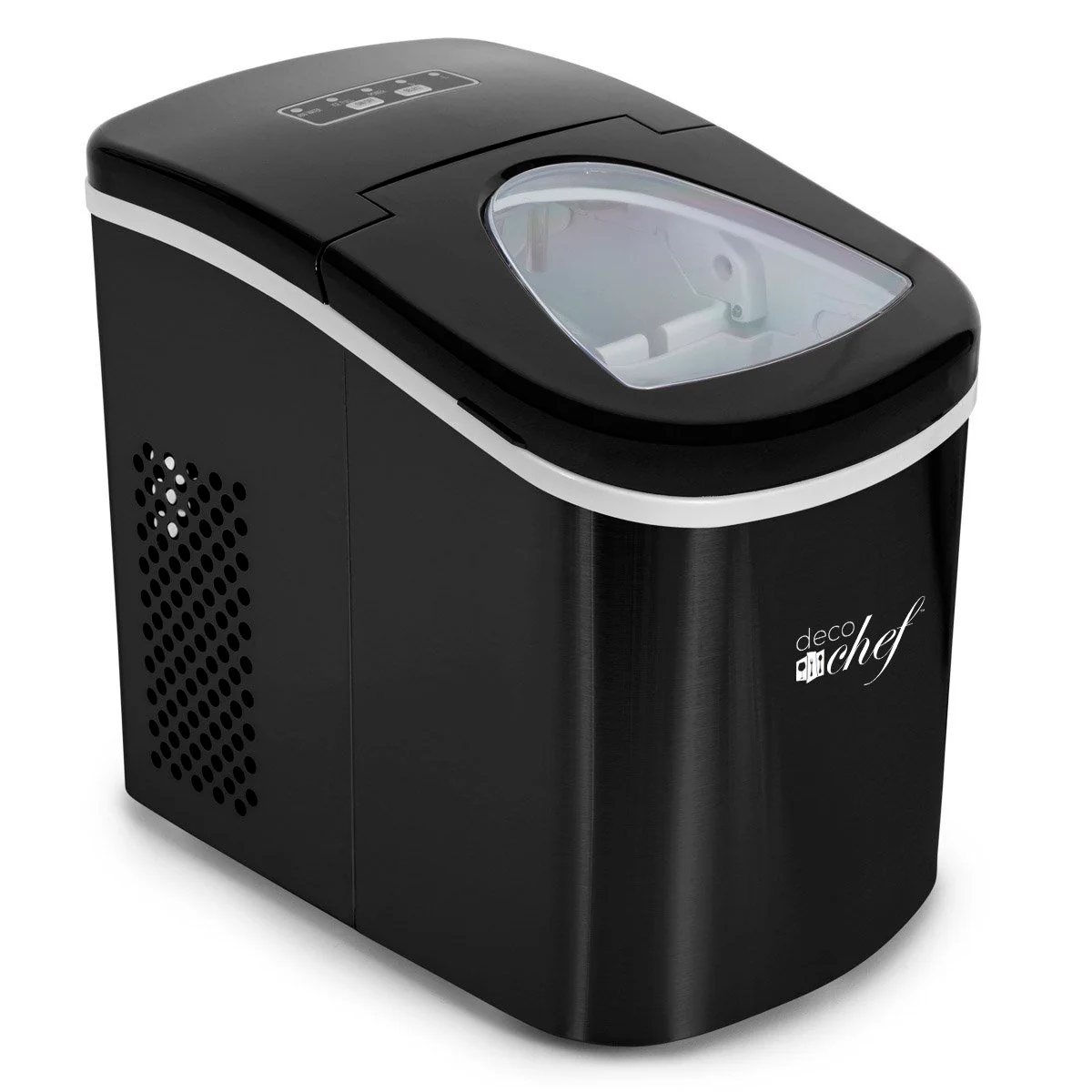 Deco Chef Black Compact Electric Ice Maker | (IMBLK) | Top Load | 26 Lbs Per Day - Image 3