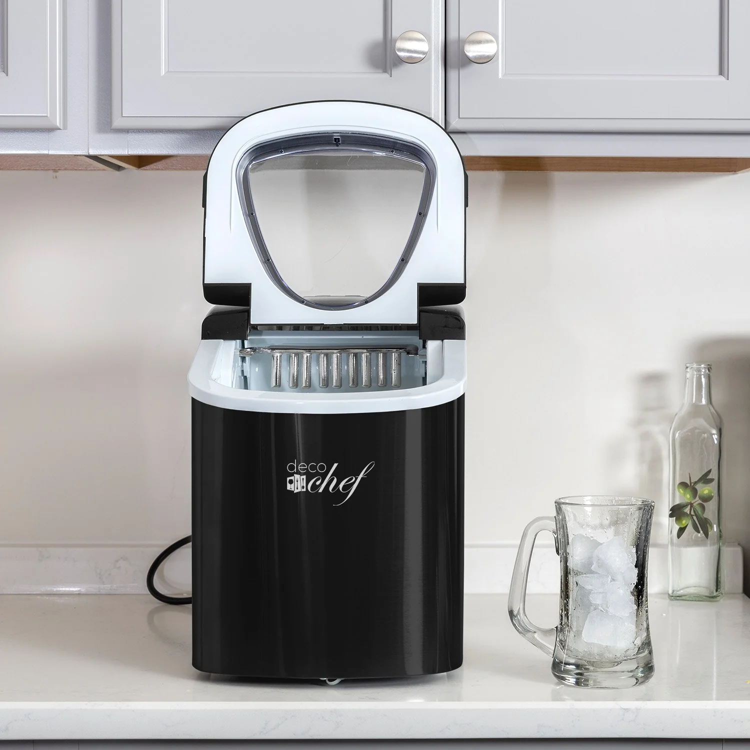 Deco Chef Black Compact Electric Ice Maker | (IMBLK) | Top Load | 26 Lbs Per Day - Image 7