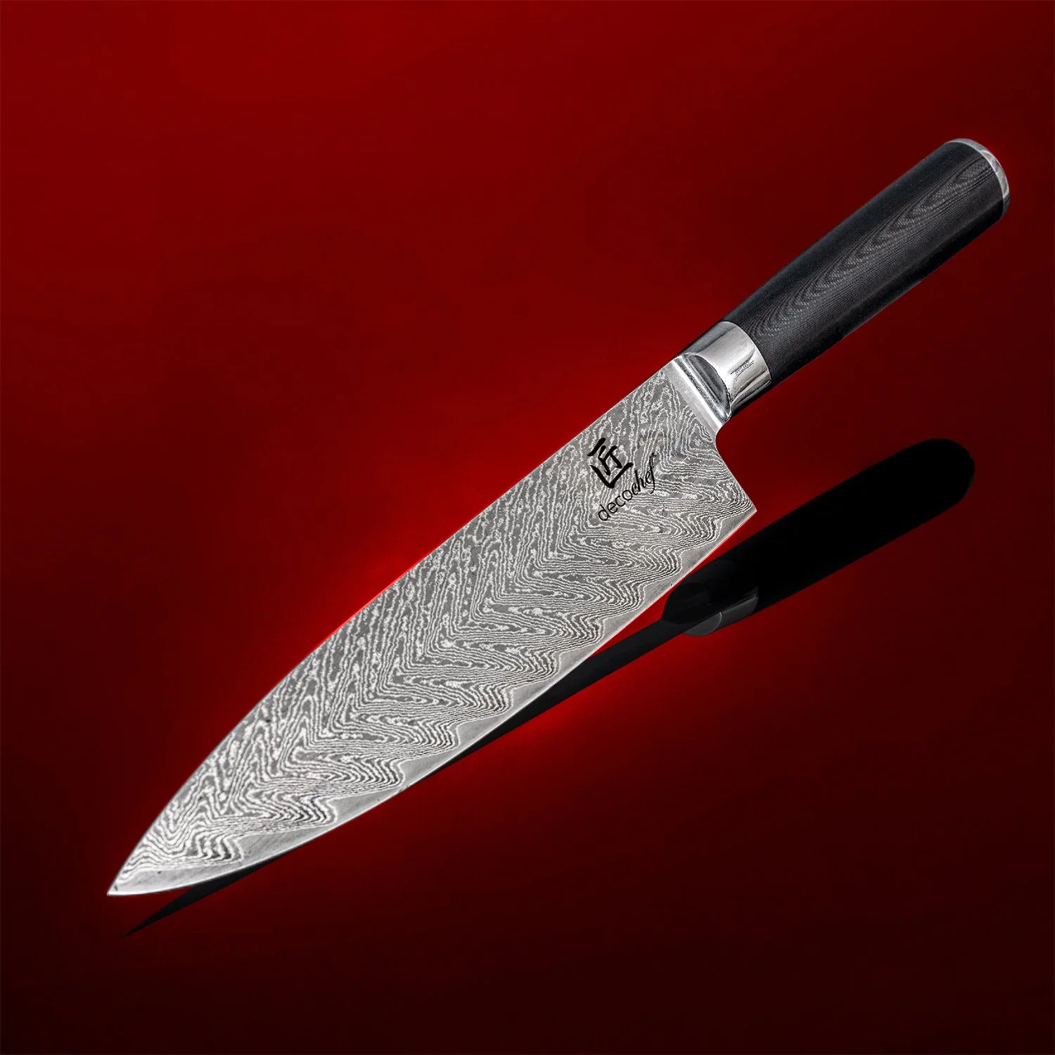 Deco Chef Chef Knife 8-inch Damascus Steel - 67 Layers AUS-10 Razor Sharp Japanese Quality - Image 6