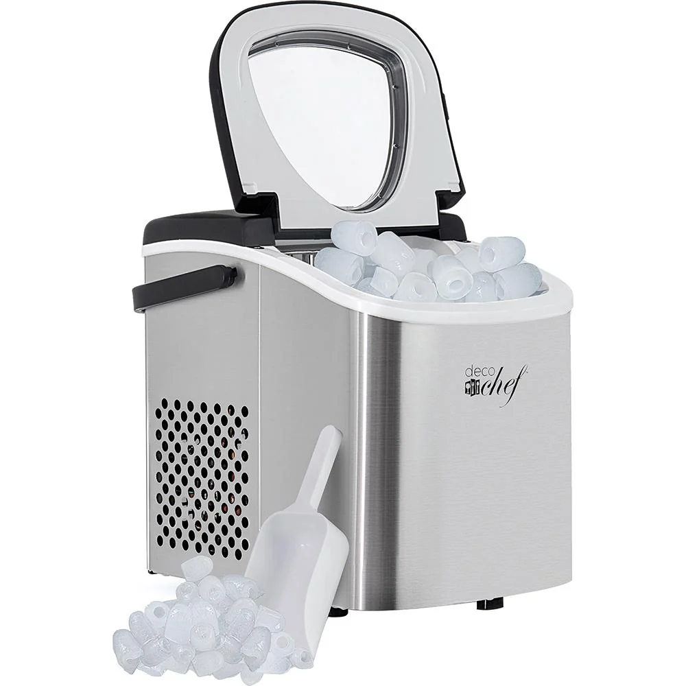 Deco Chef Compact Countertop Ice Maker with 26-lbs Capacity - PIM01STS - Open Box