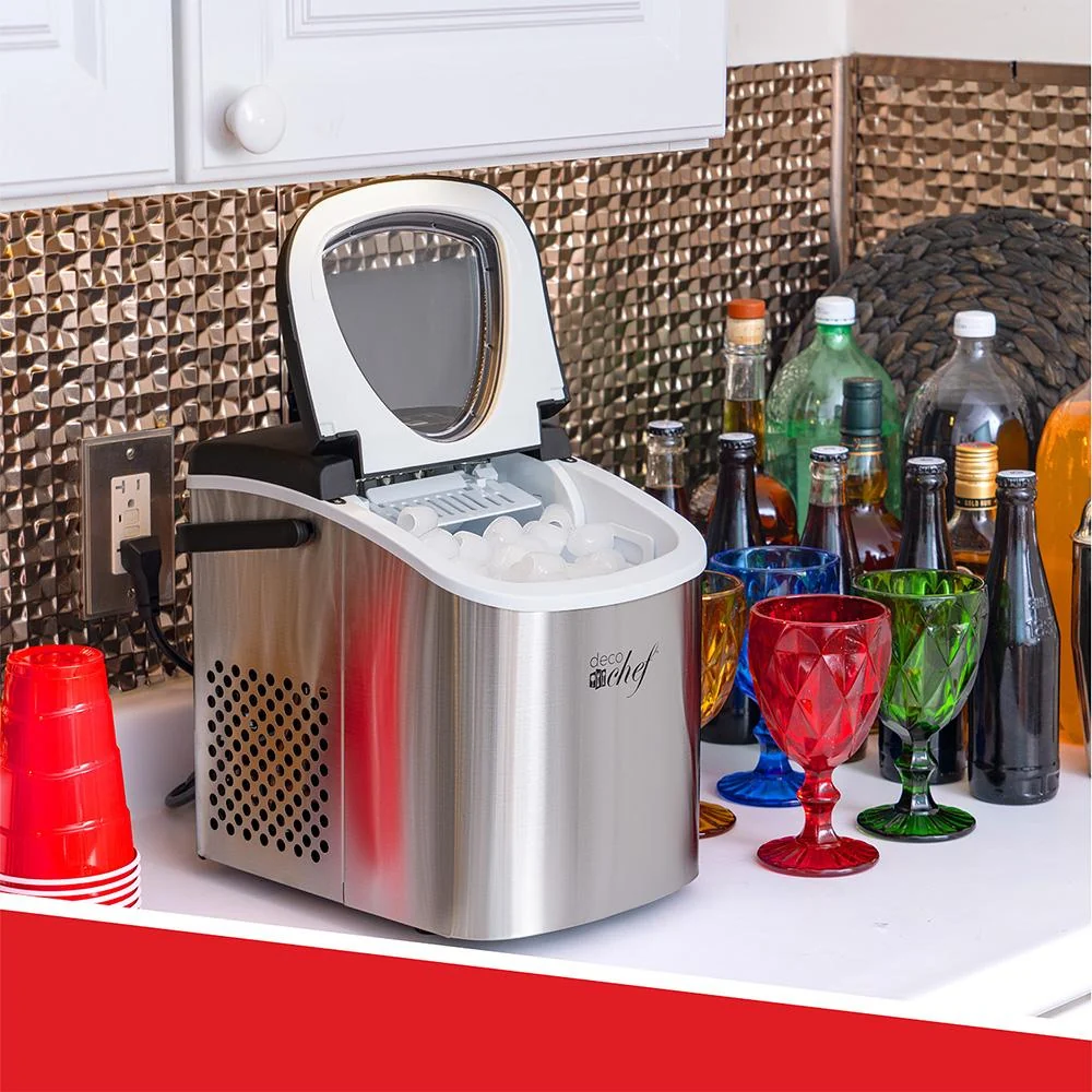 Deco Chef Compact Countertop Ice Maker with 26-lbs Capacity - PIM01STS - Open Box - Image 6