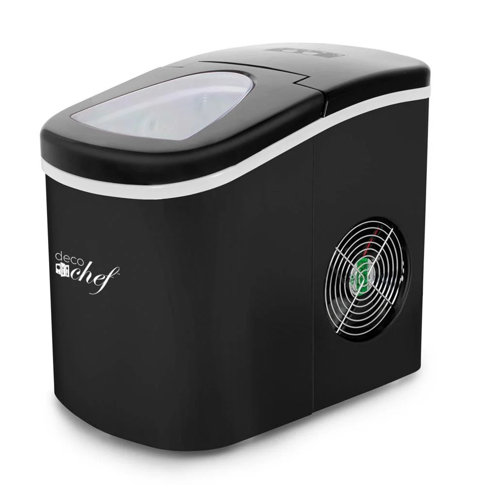 Deco Chef Compact Electric Ice Maker Black with 1 Year Extended Warranty - Image 2