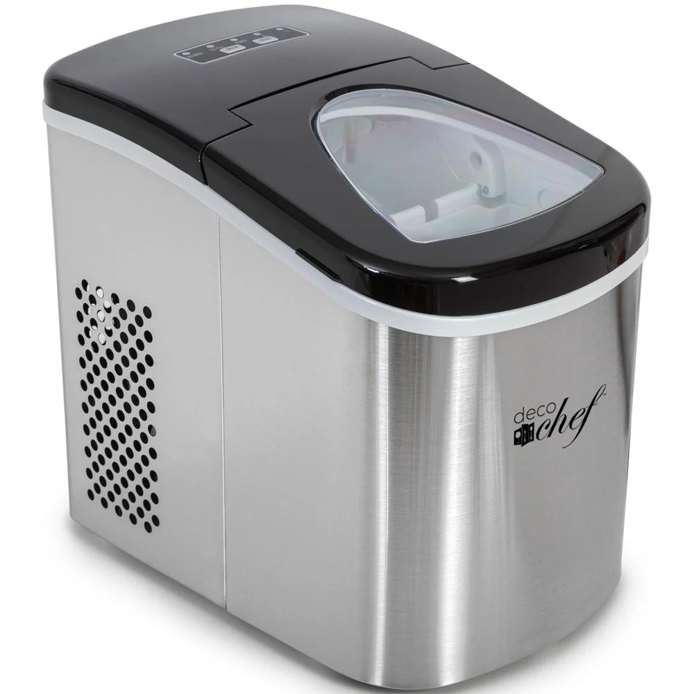 Deco Chef Compact Electric Ice Maker Stainless Steel + 1 Year Extended Warranty - Image 3