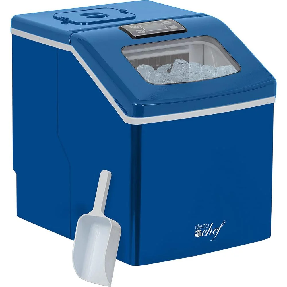 Deco Chef Countertop Portable Ice Maker 40 lb/Day Blue Open Box+1 Year Warranty - Image 2