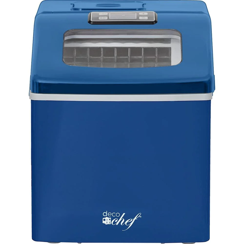 Deco Chef Countertop Portable Ice Maker 40 lb/Day Blue Open Box+1 Year Warranty - Image 4