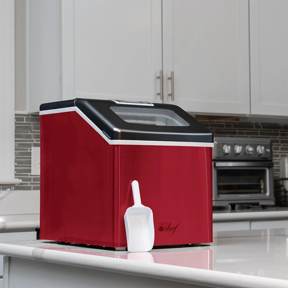 Deco Chef 40 lb/Day Countertop Portable Ice Maker for Home or Office - ICMRED - Open Box - Image 7