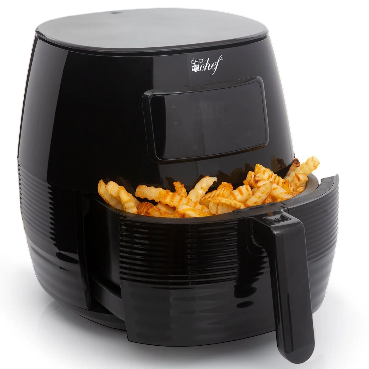 Deco Chef Digital 5.8QT Electric Air Fryer - Healthier & Faster Cooking - Black - Image 12