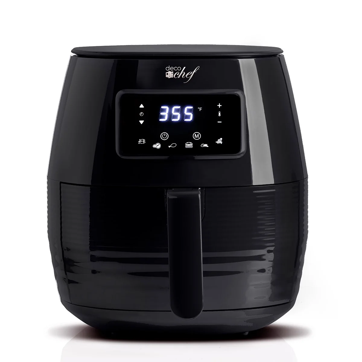 Deco Chef Digital 5.8QT Electric Air Fryer - Healthier & Faster Cooking - Black - Image 7